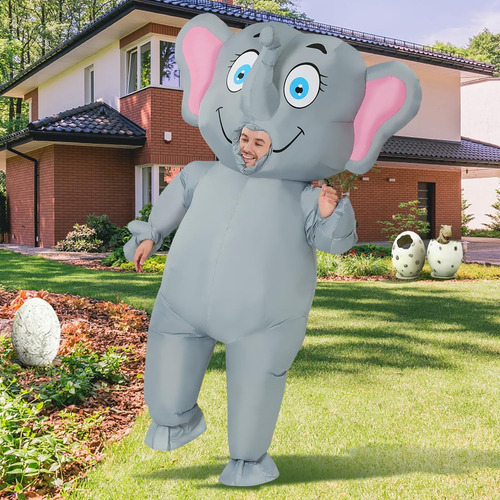 Disfraz De Elefante Inflable Goosh Para Adulto, Disfraz De H