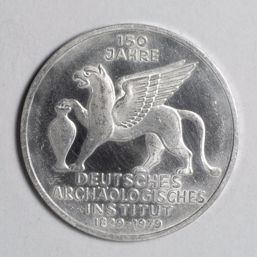 Moeda Prata Alemanha Comemorativa De 5 Marcos Ano De 1979