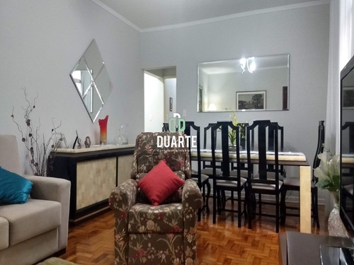 Imagem 2 de 30 de Vendo Apartamento Lindo No Boqueirão Em Santos, 3 Quartos, Varanda, 121m2 Úteis, 1 Vaga, Portaria 24 Horas, - Ap03498 - 69184632