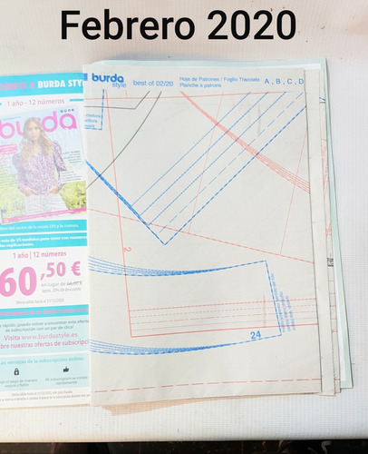 Revista Burda Febrero 2020 Especial Faldas Patrones Nuevos.