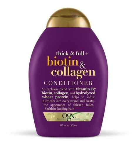 Acondicionador Ogx Biotin Collageno 385 Ml