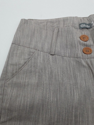 Pantalon Mujer Gabardina Moda Semi Oxford Okoche Ok6336