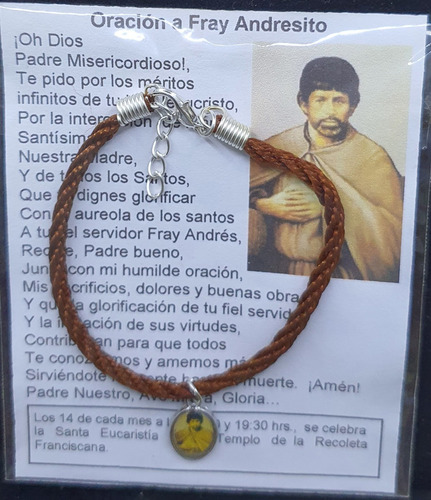 Pack 50 Pulsera De Fray Andresito, Cordón, Hecha A Mano.