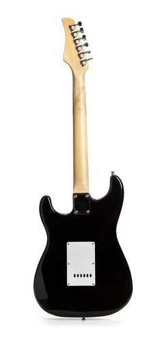 Imagen 3 de 3 de Guitarra eléctrica Femmto Stratocaster EG001 de aliso 2020 naranja y negra brillante con diapasón de mdf