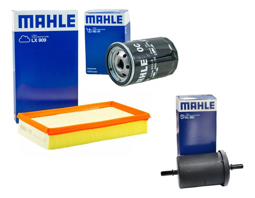 Kit Filtros Aire Aceite Nafta Mahle Vw Gol Power 1.4