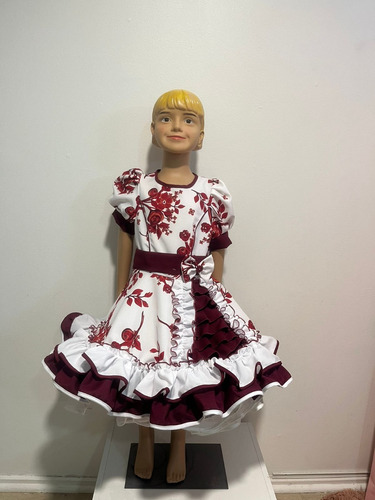 Vestidos Niña Huasa/chinita Fiestas Patrias Chile Talla 4