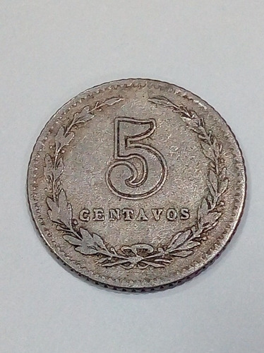 Moneda De 5 Centavos Año 1930 (Usado)