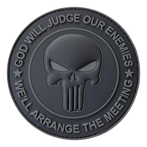 Subdued God Will Judge Our Enemies Skull Navy Seals Parch