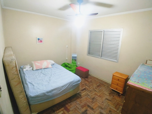 Imagem 5 de 15 de Apartamento Á Venda - Praia Das Asturias - 2 Dormitórios - Sacada - Vaga - Elevador - Guarujá/sp - Ap05197 - 68109551