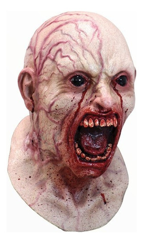 Máscara De Zombie Infected Para Halloween Terror Látex Color Multicolor