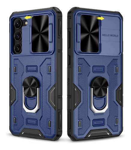 Funda Resistente Azul Para Samsung Galaxy S23 5g