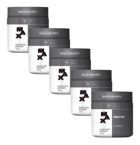 Kit 5x Creatine - 150g - Max Titanium