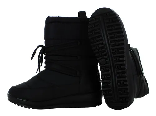 Furor Bota Esquimal Negro Para Mujer 78646