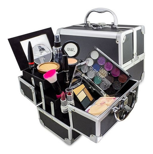 Imagen 1 de 3 de Maleta De Maquillaje Profesional Completa - Con Maquillaje