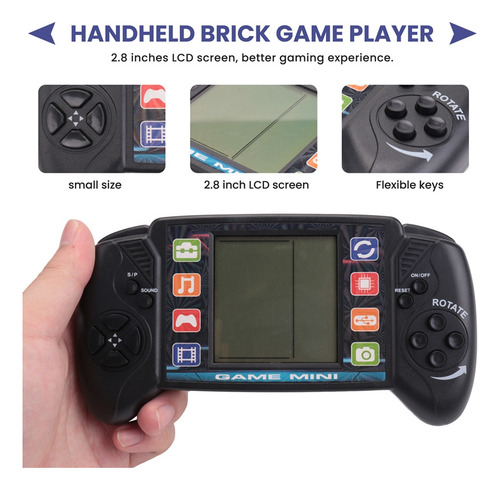 Consola De Videojuegos Portátil Pocket Lcd Brick Of 3