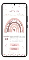 Comprar Invitacion Digital Inteligente Interactiva Arcoiris Boho