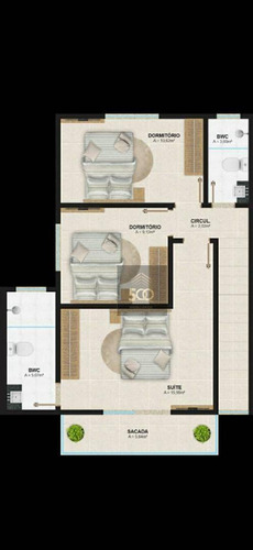 Imagem 5 de 9 de Sobrado Com 3 Dormitórios À Venda, 116 M² Por R$ 650.000,00 - Sertão Do Maruim - São José/sc - So0181