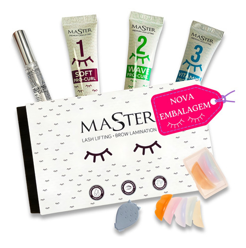 Kit Master Premium Lash Lifting E Brow Lamination C/ Anvisa