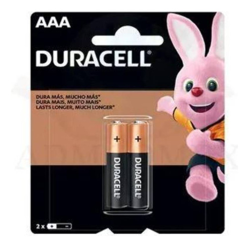 Duracell Pila Alcalina Aaa X 2 Unds.