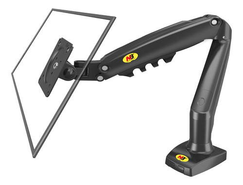 Suporte North Bayou NB F80 de mesa para TV/Monitor de 17" até 27" preto