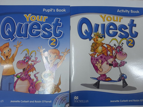 Your Quest 2 Pupil's + Activity + 2cd Macmillan Como Nuevos!