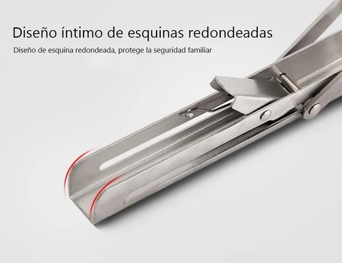 Imagen 6 de 9 de Escuadras Abatibles Inoxidable Para Repisa De 30cm 2 Piezas