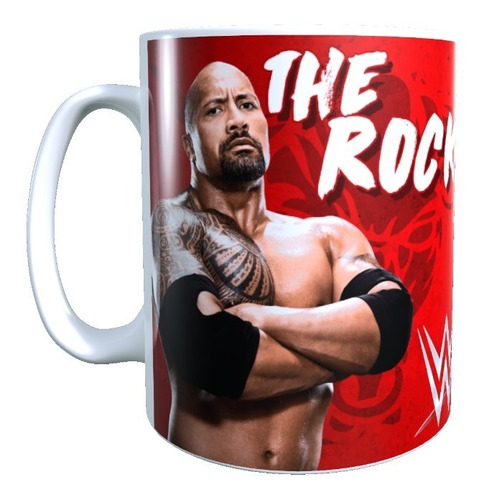 Taza - Tazón Diseño Wwe The Rock, La Roca