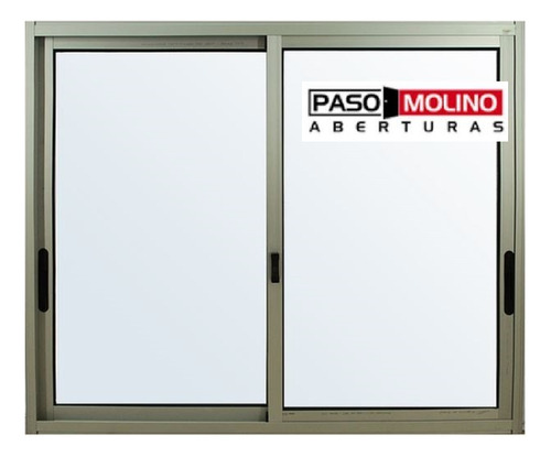 Ventana Aluminio Serie 20 Natural 100x100 + Espuma 495ml