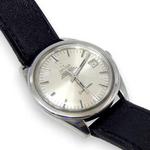 Reloj Omega Seamaster Cronómetro Ref 168.022 Cal 564 36 Mm Negro Plateado Gris (Usado)