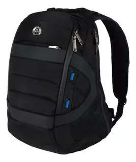 Mochila Gigabyte Swiss Digital Tsg4h190 Color Negro Diseño De La Tela Rayado