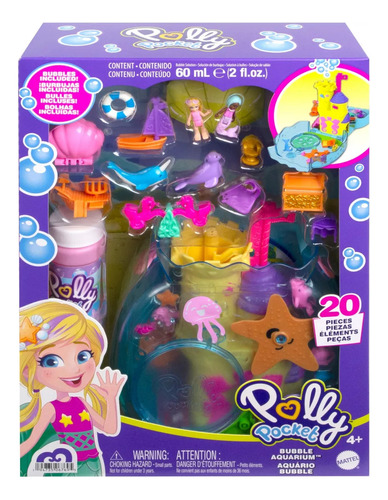 Polly Pocket Acuario De Burbujas Bubble Mattel