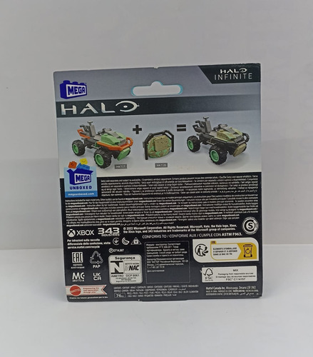 Halo Mega Construx Duelo Combate Decisivo 76pz Sellado 76 Mega Halo (Usado)