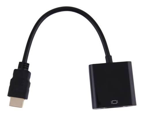 1080p Hdmi Macho Para Vga Cabo Adaptador De Vídeo Fêmea