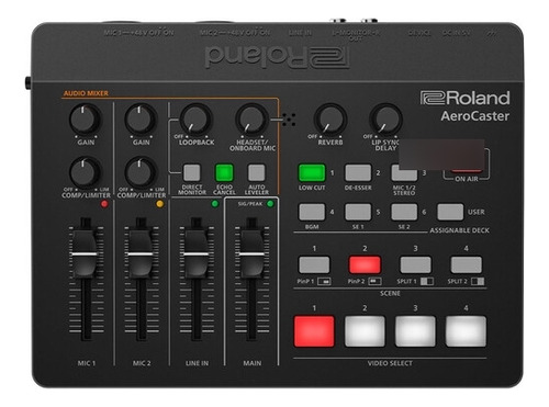Mixer Roland Vrc01 Sistema De Live Streaming