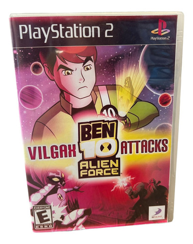Ben 10 Vilgax 10 Attacks Alien Force Com Capa E Pôster Ps2
