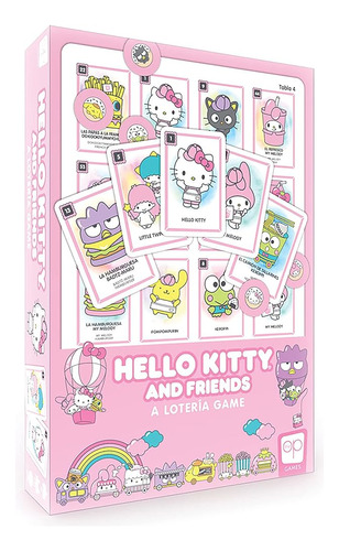 Hello Kitty Y Amigos| Tradicional Juego De Azar De La Loterí