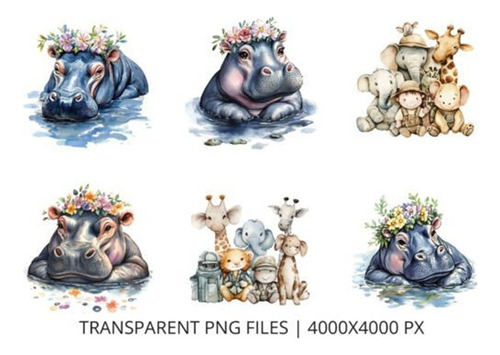 Imágenes Clipart Animalitos De La Selva Safari 120021402