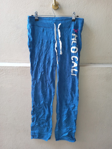 Pans Azul Hollister  Talla S De Mujer (11 )-i3 