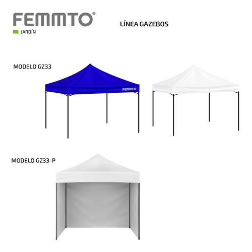 Imagen 8 de 10 de Toldo Carpa Plegable Reforzado 3x3 Impermeable Eventos