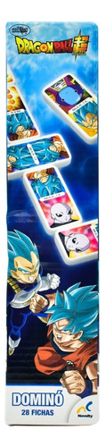 Dragon Ball Super Domino 28 Fichas Novelty