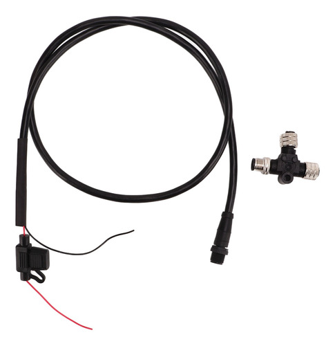 Cable Troncal Con Conector En T, Fusible 3a, Rosca M12 De 5