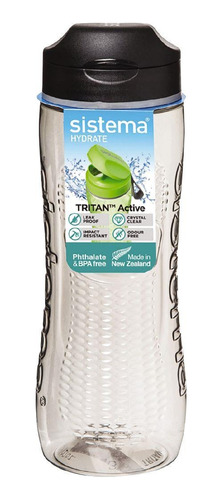 Botella Hidratación Tritan Active Sistema Antiderrame 800ml 