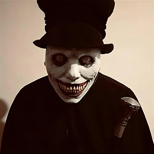 Máscara Do Mal Diabo Branco Rosto Inteiro Halloween Carnaval
