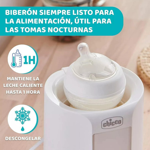 Calentador De Biberones Digital Chicco Blanco