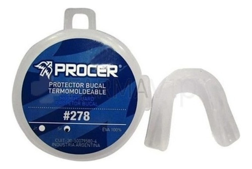 Protector Bucal Termomoldeable Procer Para Adultos Sabor Sin sabor