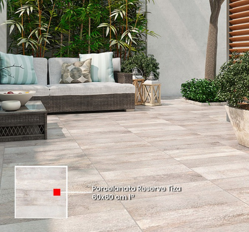 Porcellanato Cerro Negro Reserve Tiza 61,5x61,5 Sin Rectif.