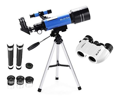 Telescopio Refractor Maxusee De 70 Mm Binoculares Compactos