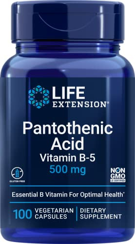 Life Extension Acido Pantotenico 500 Mg - Vitamina B