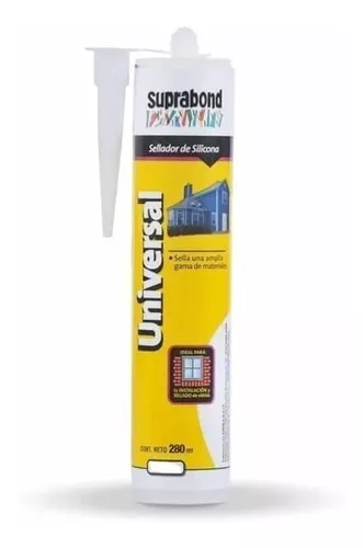 Sellador Silicona Universal Suprabond Transparente 280ml