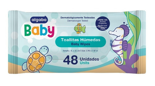 Caja X24 Baby Toallitas Húmedas 48u Algabo